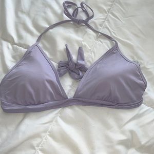 GAP lavender bathing suit swim top size large. Tie back.